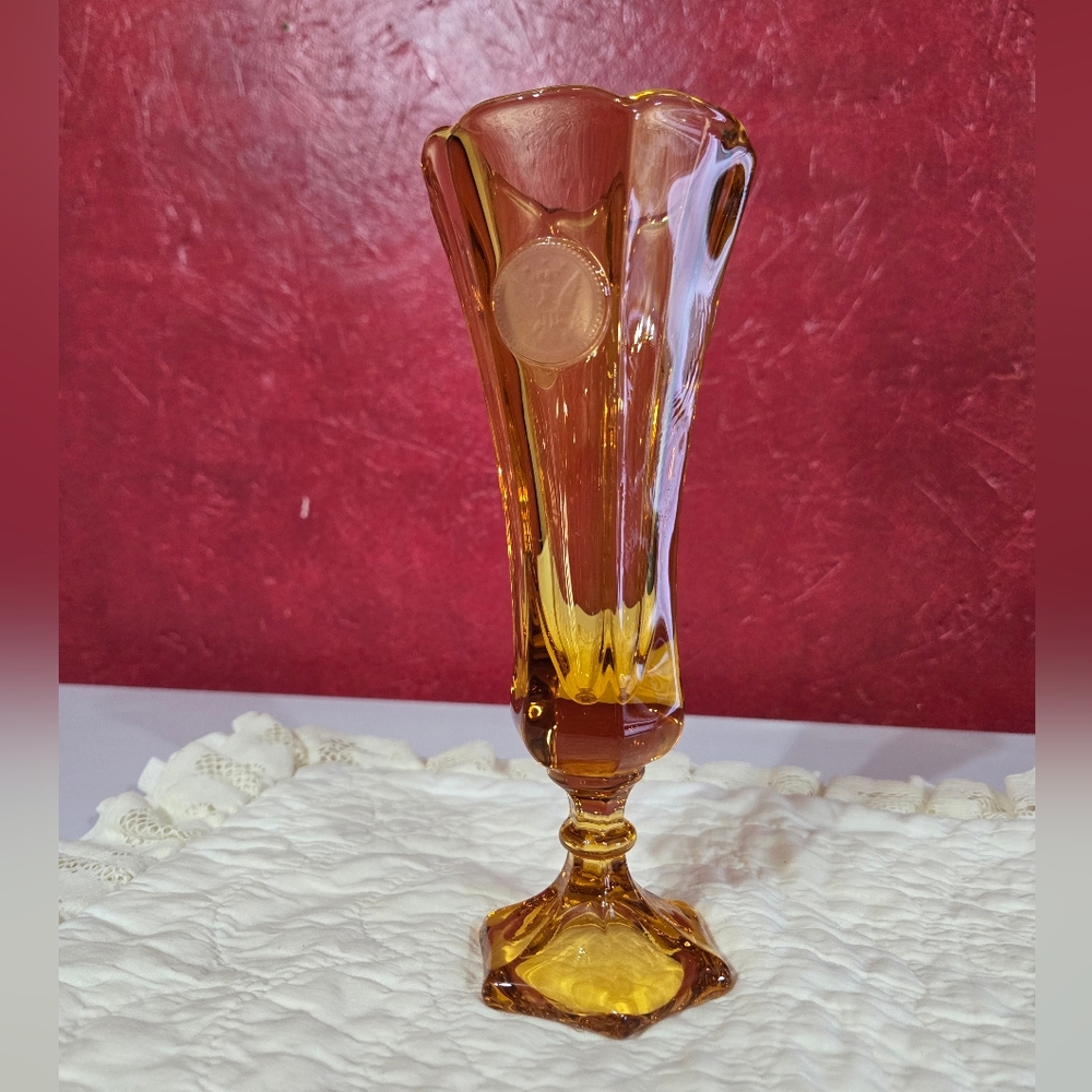 Vintage Fostoria Coin Vase
